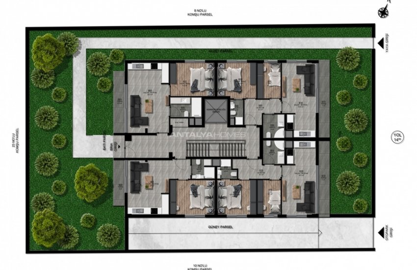 Flats for Sale in Antalya Close to the Sea and Amenities  20