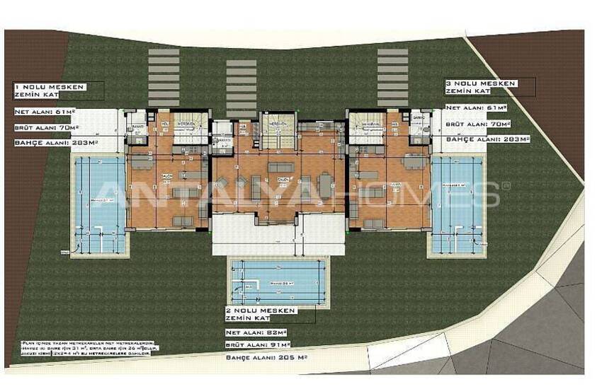Alanya İncekum'da Özel Havuzlu ve Şık Tasarımlı Villalar 19