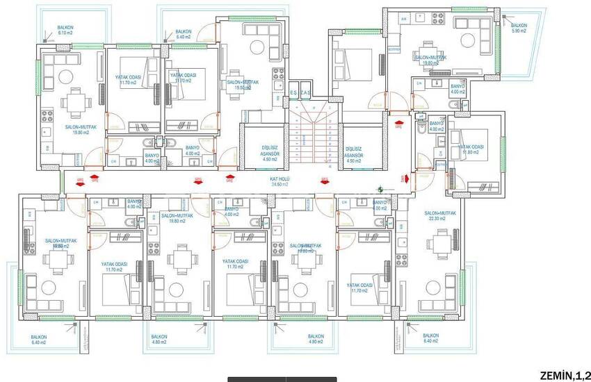 Appartementen Op Loopafstand Van Strand In Mahmutlar Alanya 15