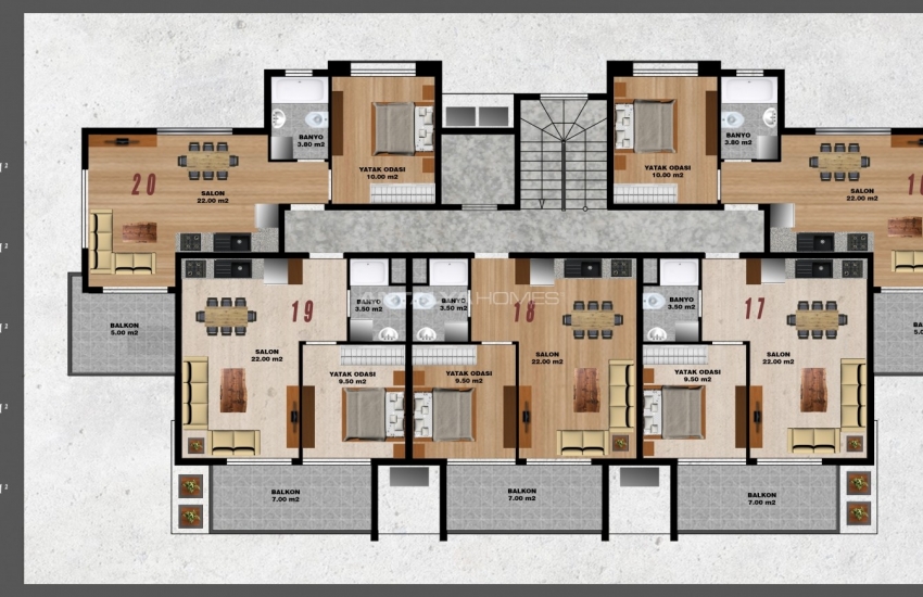 Nieuwbouw Onroerend Goed In Boetiekproject In Alanya Oba 20