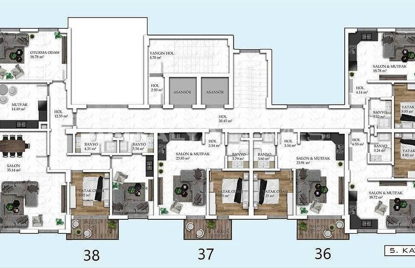 Investition Und Neubau Von Wohnungen In Alanya Avsallar 17