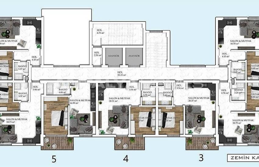 Investeringslägenheter I Alanya Avsallar 13