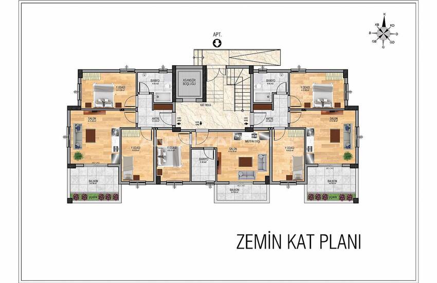 Appartementen In Complex Met Zwembad In Dosemealti Antalya 24