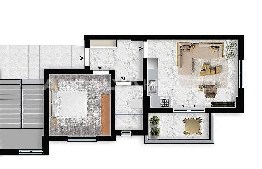 Practical Real Estate Close to Beach in Tosmur, Alanya 31