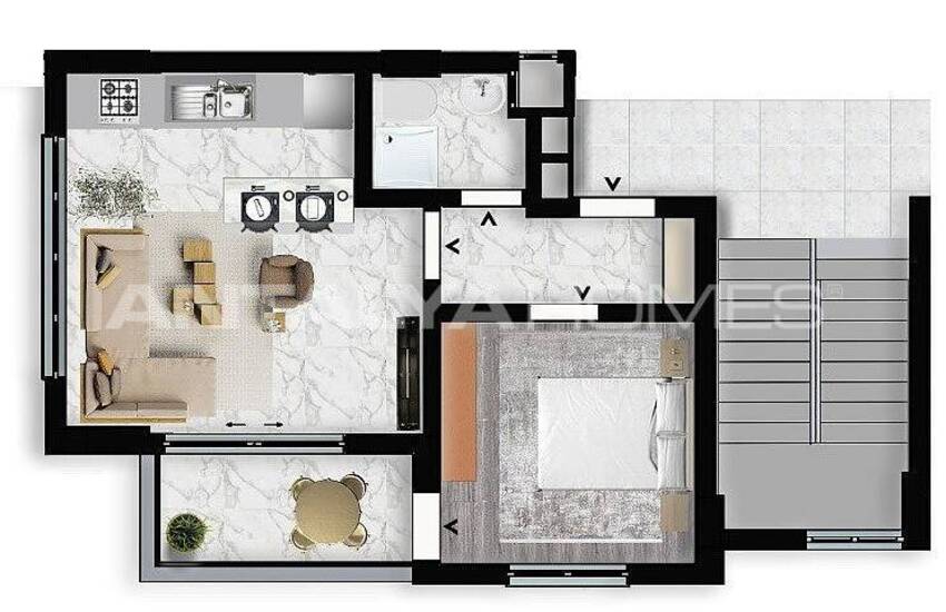 Practical Real Estate Close to Beach in Tosmur, Alanya 29