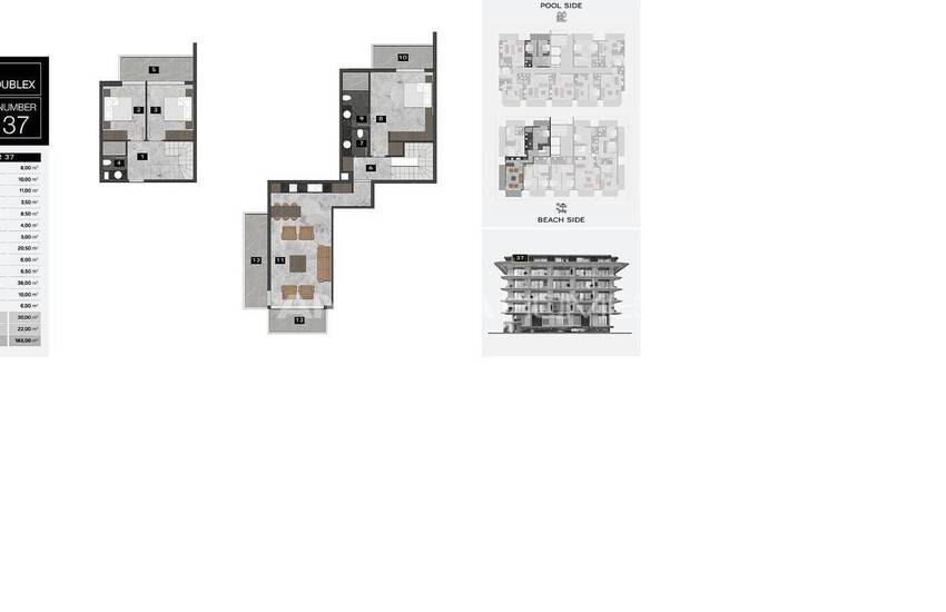 Alanya'da Deniz Kenarında Lüks Rezidanslar 8