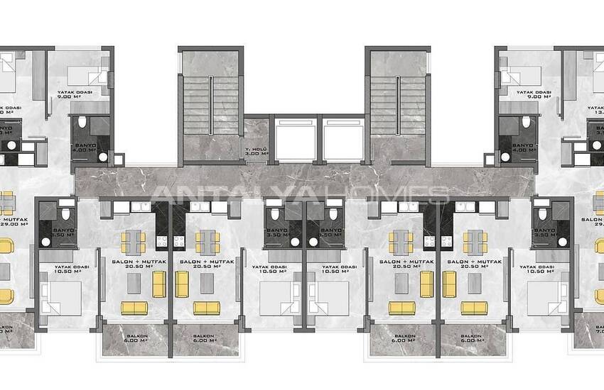 Properties in Well Located Complex in Demirtas Alanya 22