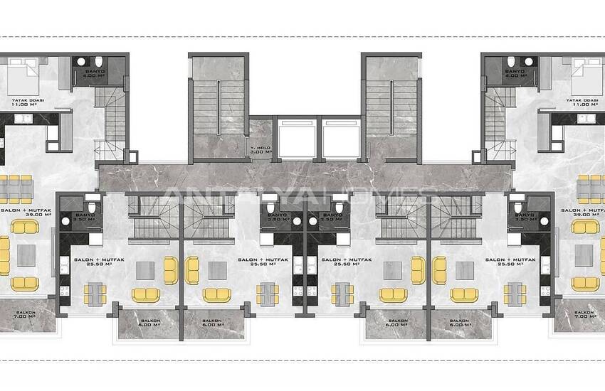 Properties in Well Located Complex in Demirtas Alanya 19