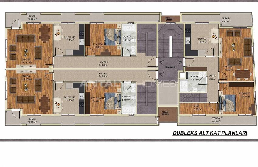 New Build Real Estate with Car Park in Isiklar Caddesi Antalya 15