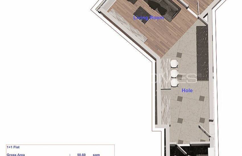 Apartments Near Sea in Complex with Car Park in Isiklar Antalya 23