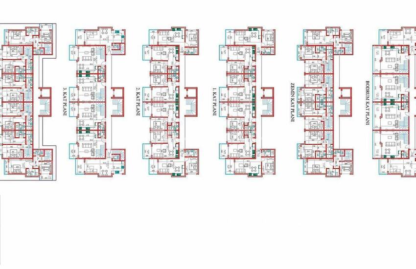 Havsutsikt Lägenheter I Ett Lyxigt Komplex I Kargicak Alanya 27