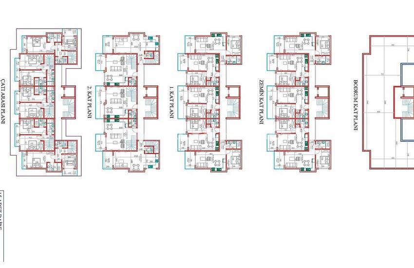 Havsutsikt Lägenheter I Ett Lyxigt Komplex I Kargicak Alanya 28