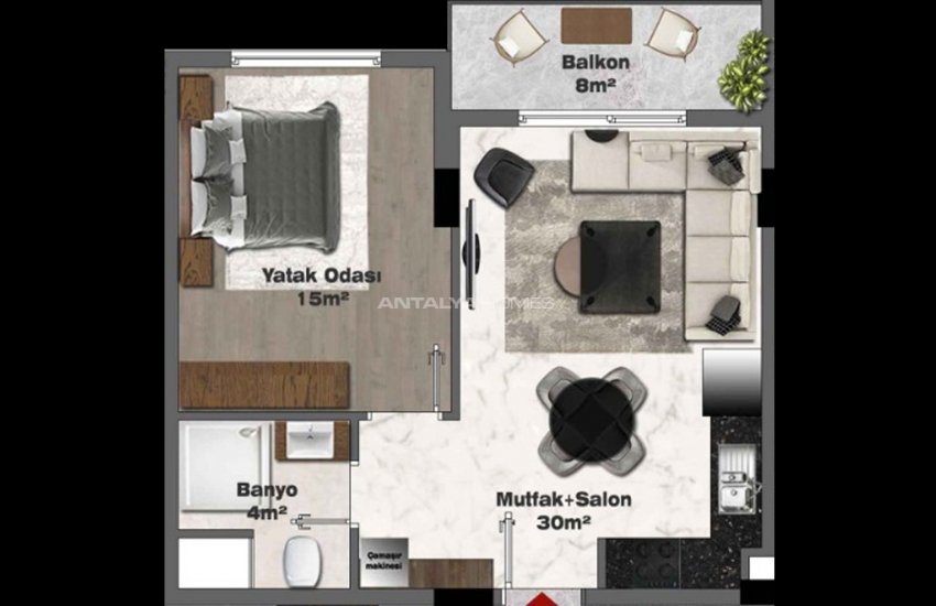Apartments in Complex with Swimming Pool in Gazipasa Antalya 7