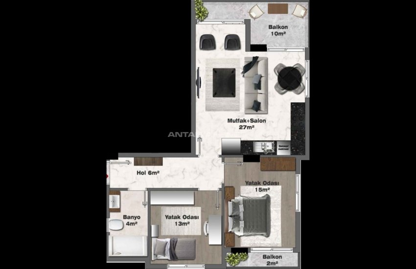 Apartments in Complex with Swimming Pool in Gazipasa Antalya 6