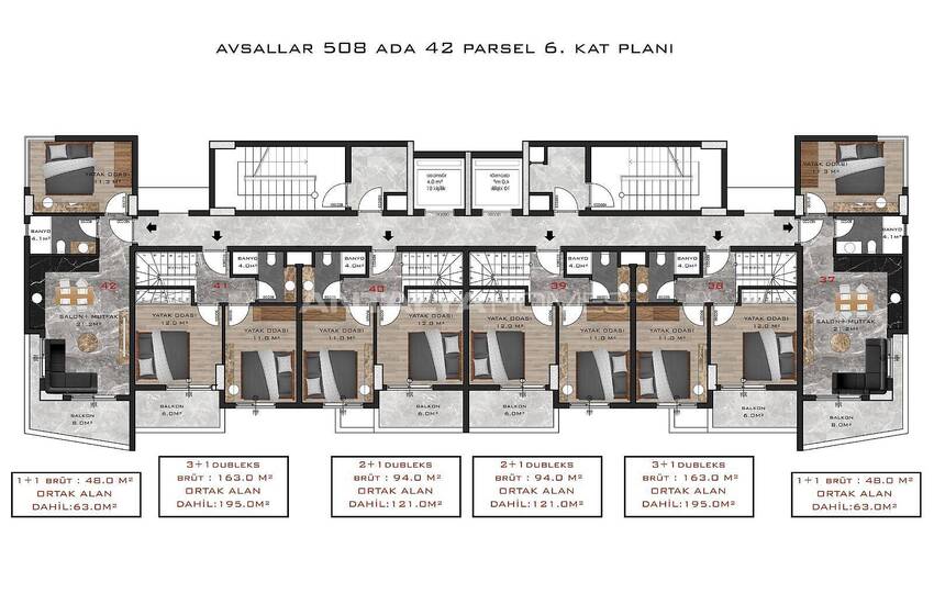 Luxurious Properties in the Center of Avsallar Alanya 24