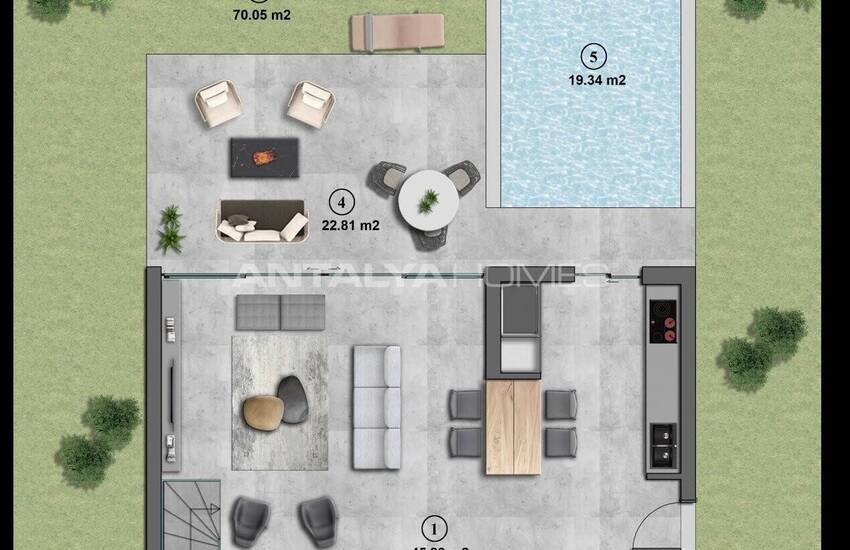 Отдельные дома в пешей доступности от моря в Аланье 31