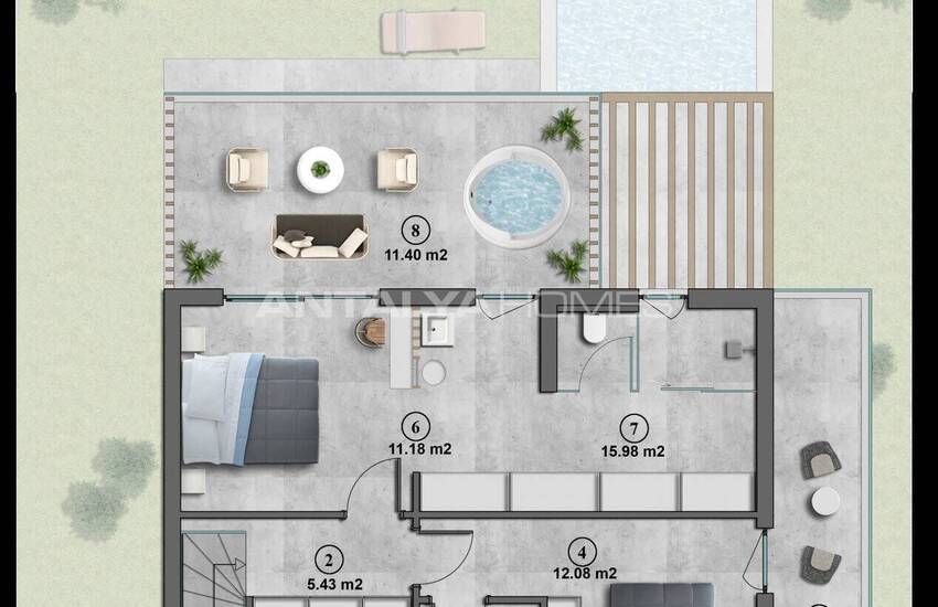 Konaklı'da Ultra Lüks Yaşam Sunan Satılık Villalar 34