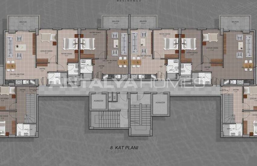 Immobilier Spacieux Au Design Luxueux À Avsallar Alanya 43