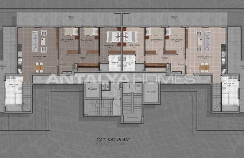 Immobilier Spacieux Au Design Luxueux À Avsallar Alanya 45