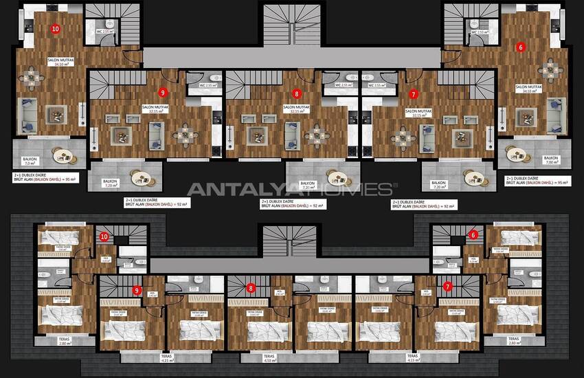 Stylish Real Estate in Luxury Complex in Kargicak Alanya 39