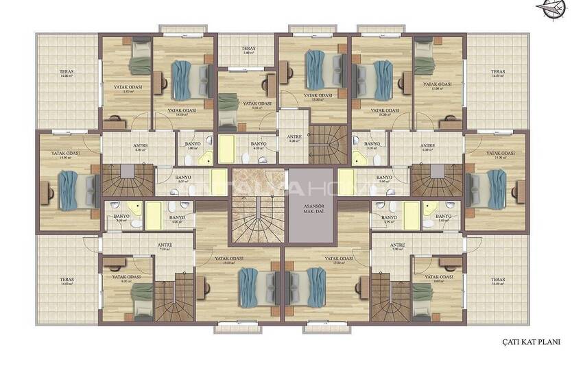 Appartements Dans Une Résidence Avec Piscine À Konyaalti Antalya 16