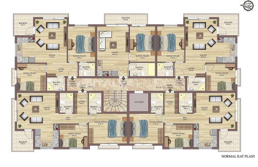 Appartements Dans Une Résidence Avec Piscine À Konyaalti Antalya 18