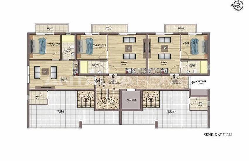 Appartements Dans Une Résidence Avec Piscine À Konyaalti Antalya 15