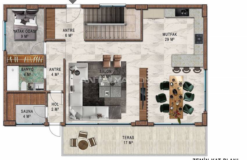 Chic Villas with Private Pools and Gardens in Alanya Tepe 21