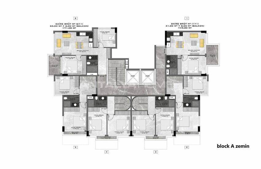 Onroerend Goed In Complex Met Hoogwaardig Wonen In Alanya 29