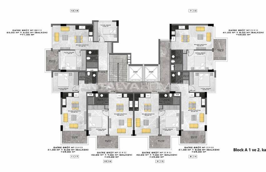 Onroerend Goed In Complex Met Hoogwaardig Wonen In Alanya 25