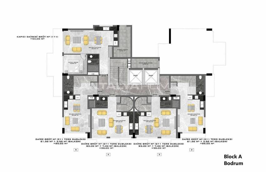 Onroerend Goed In Complex Met Hoogwaardig Wonen In Alanya 27