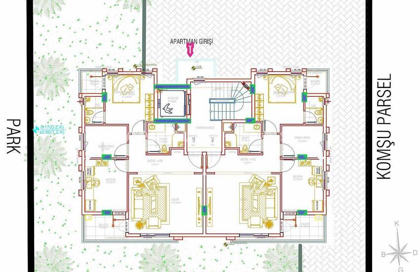 Antalya Döşemealtı'nda Şık Tasarımlı Sıfır Daireler 20