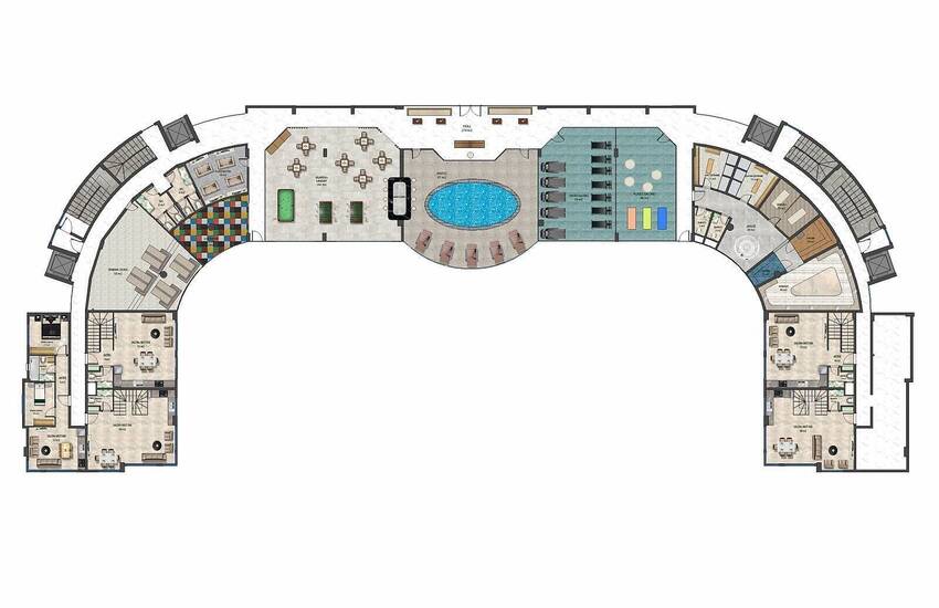 املاک فوق العاده لوکس با امکانات غنی در آلانیا، پایالار 35