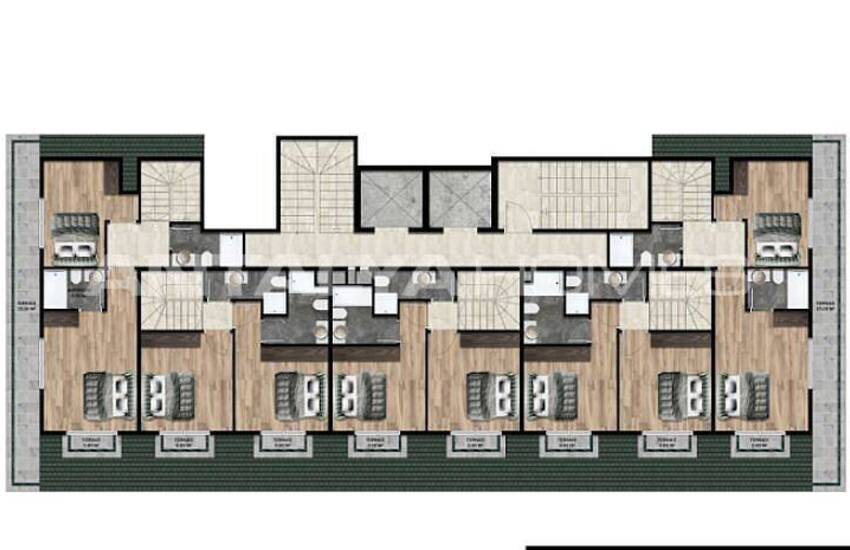 Lägenheter I Ett Komplex Med Rikliga Aktiviteter I Alanya 13