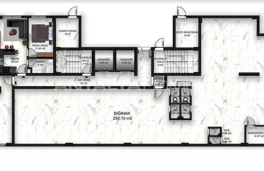 Ultra Luxus Wohnungen In Einem Komplex In Alanya Avsallar 37