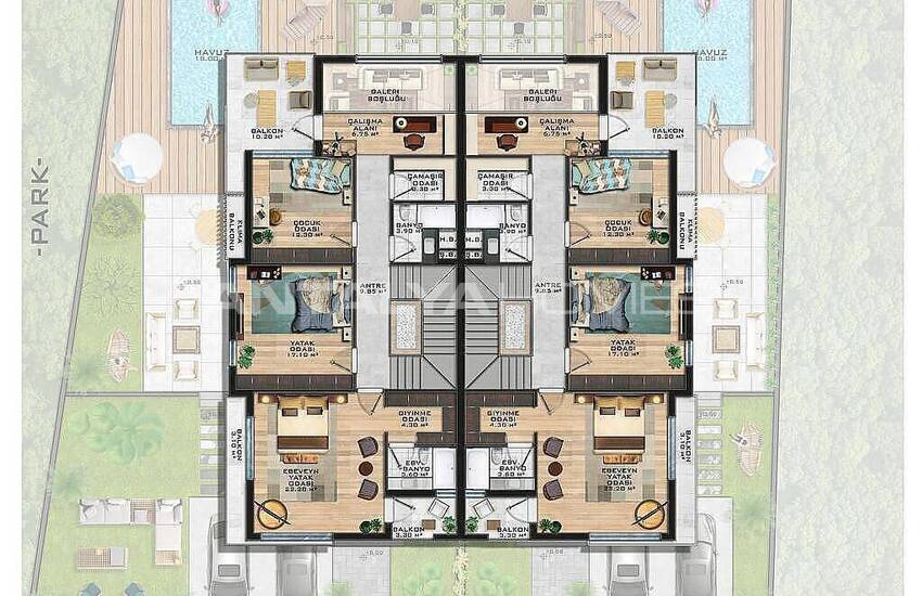 Antalya Döşemealtı'nda Özel Havuzlu Çevre Dostu Villalar 49