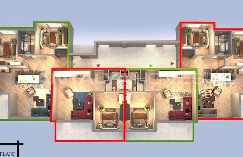 Appartements Résidentiels Avec Piscine Près De La Plage À Belek 47