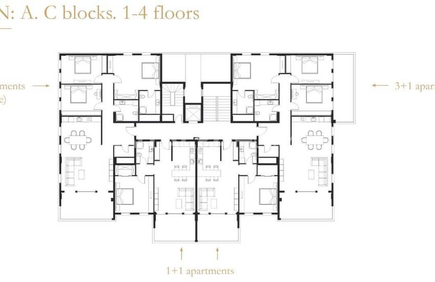 Nature View Apartments in a Luxury Complex in Kargicak Alanya 22
