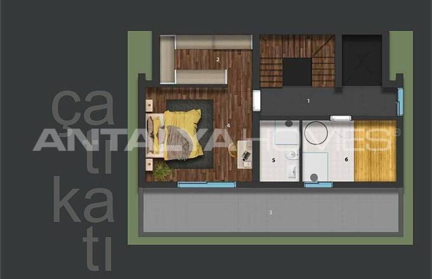 New Villas with Private Pool and Parking Lot in Antalya 22