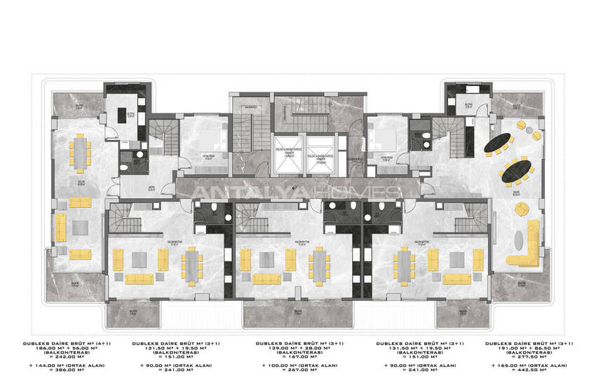 Luxuswohnungen In Einem Speziellen Projekt In Tosmur Alanya 53