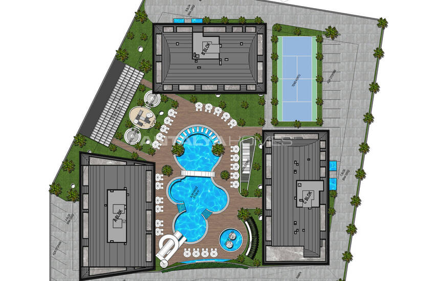 Lyxlägenheter I Ett Utvalt Projekt I Tosmur Alanya 38