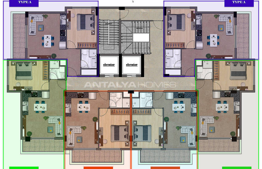 Stijlvolle Appartementen Dicht Bij Het Strand In Alanya 13