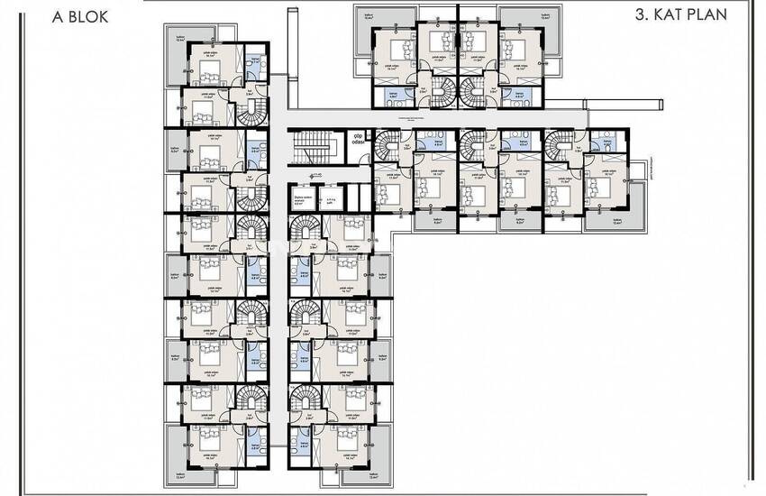 Alanya Oba'da Zengin Olanaklı Sitede Modern Daireler 33