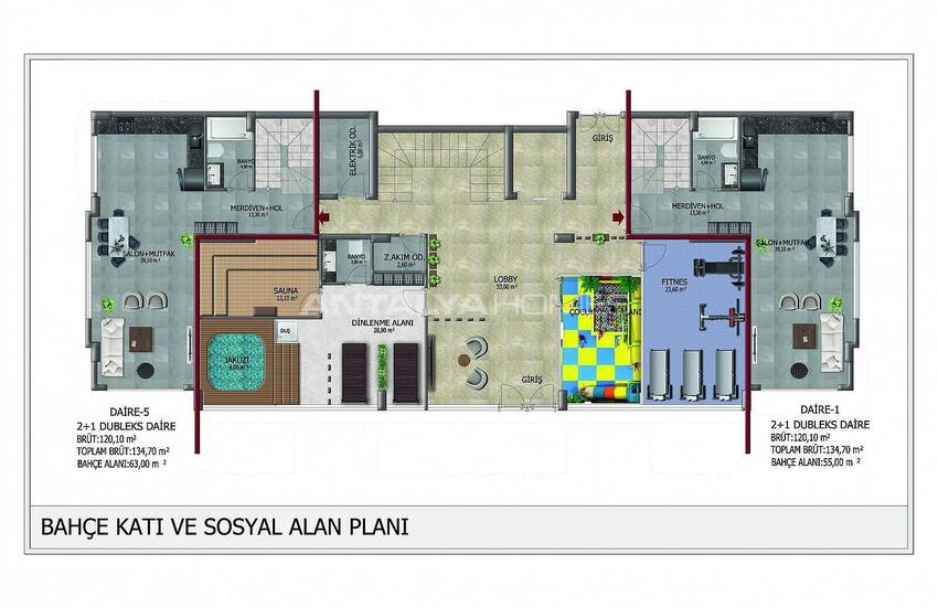 Nieuwe Stijlvolle Woningen Op Centrale Locatie In Alanya Kestel 16