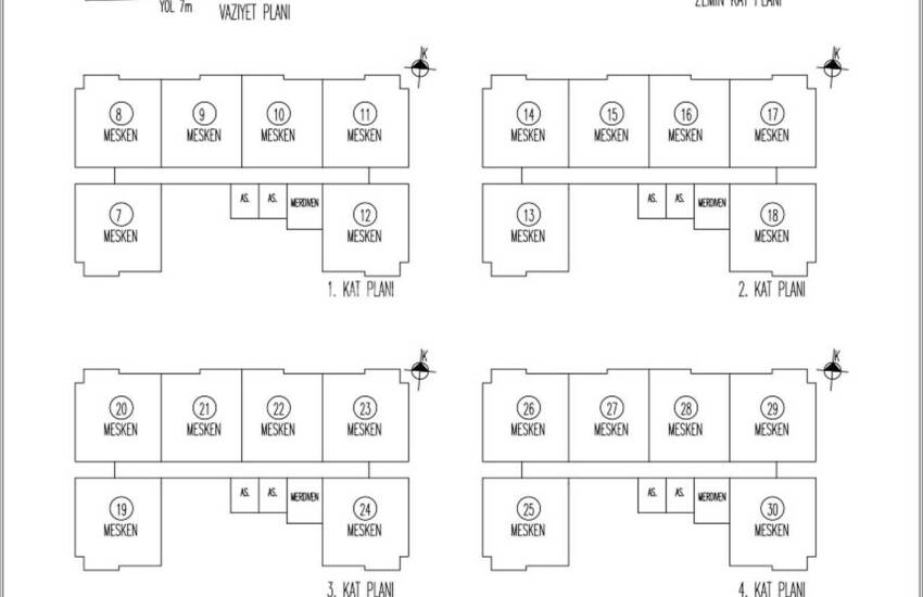 Antalya Kepez'de Havuzlu Sitede Yerden Isıtmalı Daireler 42
