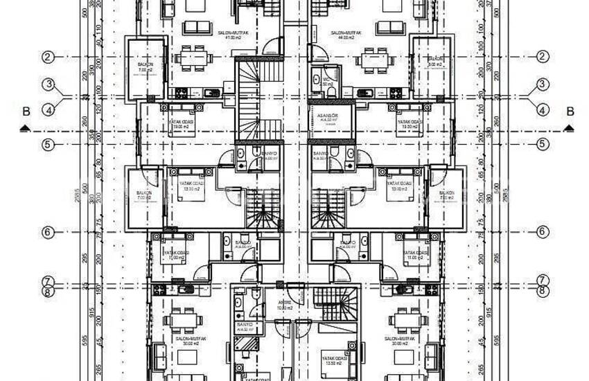 آپارتمان های لوکس نزدیک به دریا در مرکز آلانیا 7