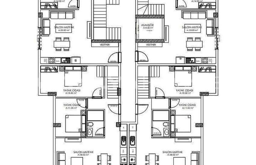 Lyxlägenheter Nära Havet I Alanya Center 18