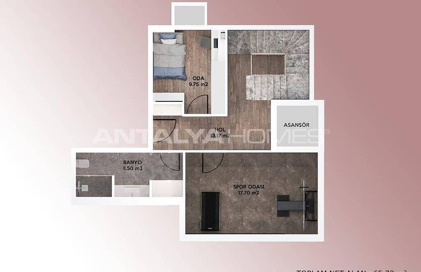 Maisons Spacieuses Avec Jardin Et Piscine À Muratpasa Guzeloba 39