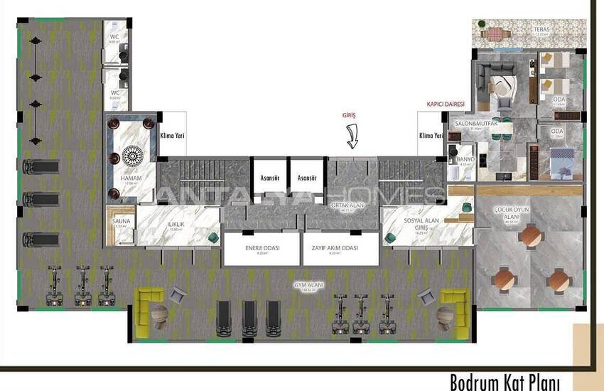 Cozy Apartments in a Complex with Pool in Payallar Alanya 21