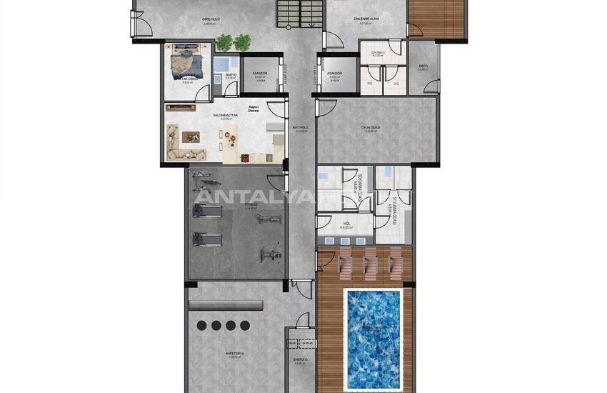 Moderna Lägenheter I Ett Lyxkomplex I Alanya 21